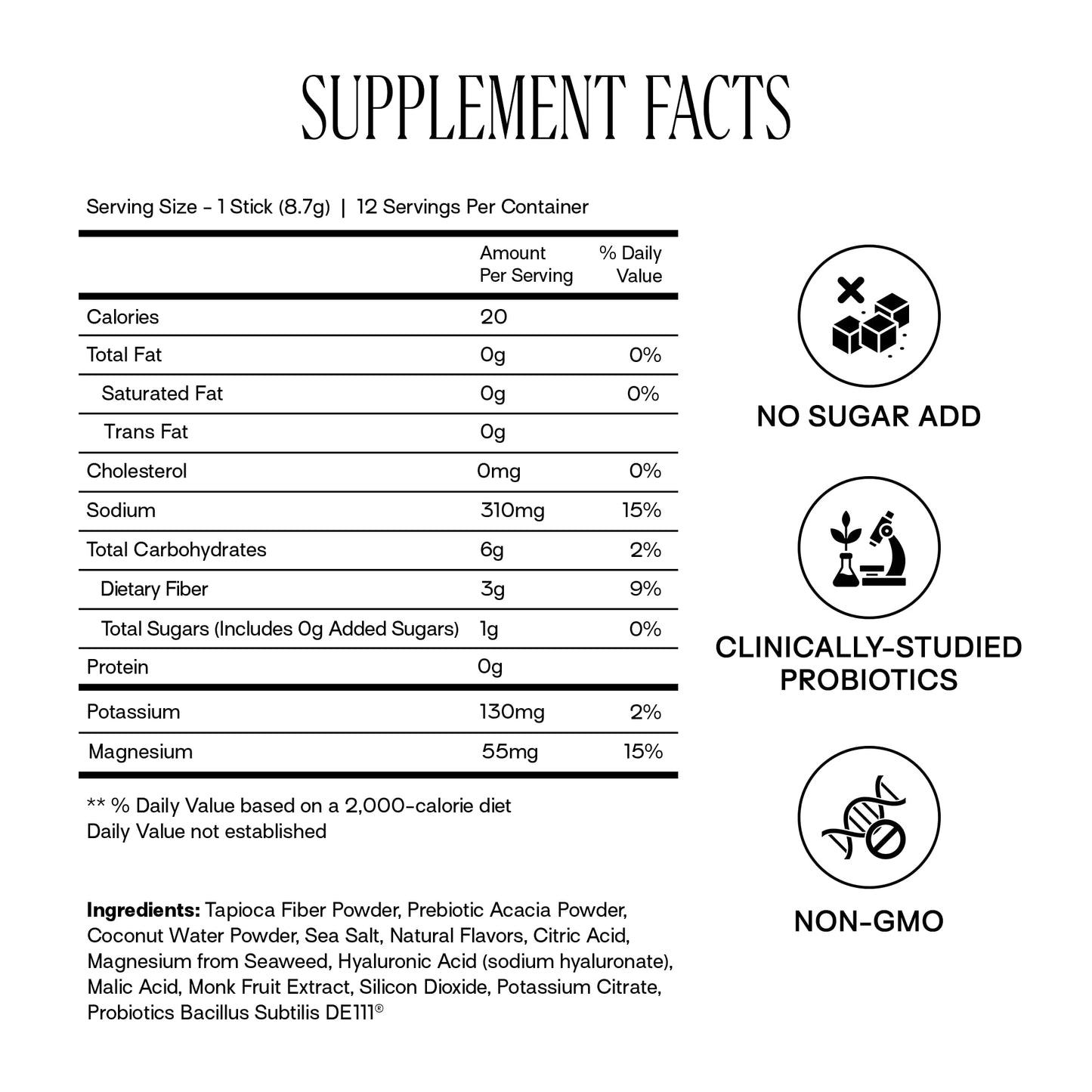 Happy Aging Electrolytes Powder Packets for Women 3.65 Ounce