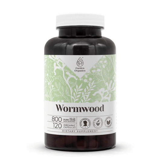 Garden Organics Wormwood Capsules, 120 Count