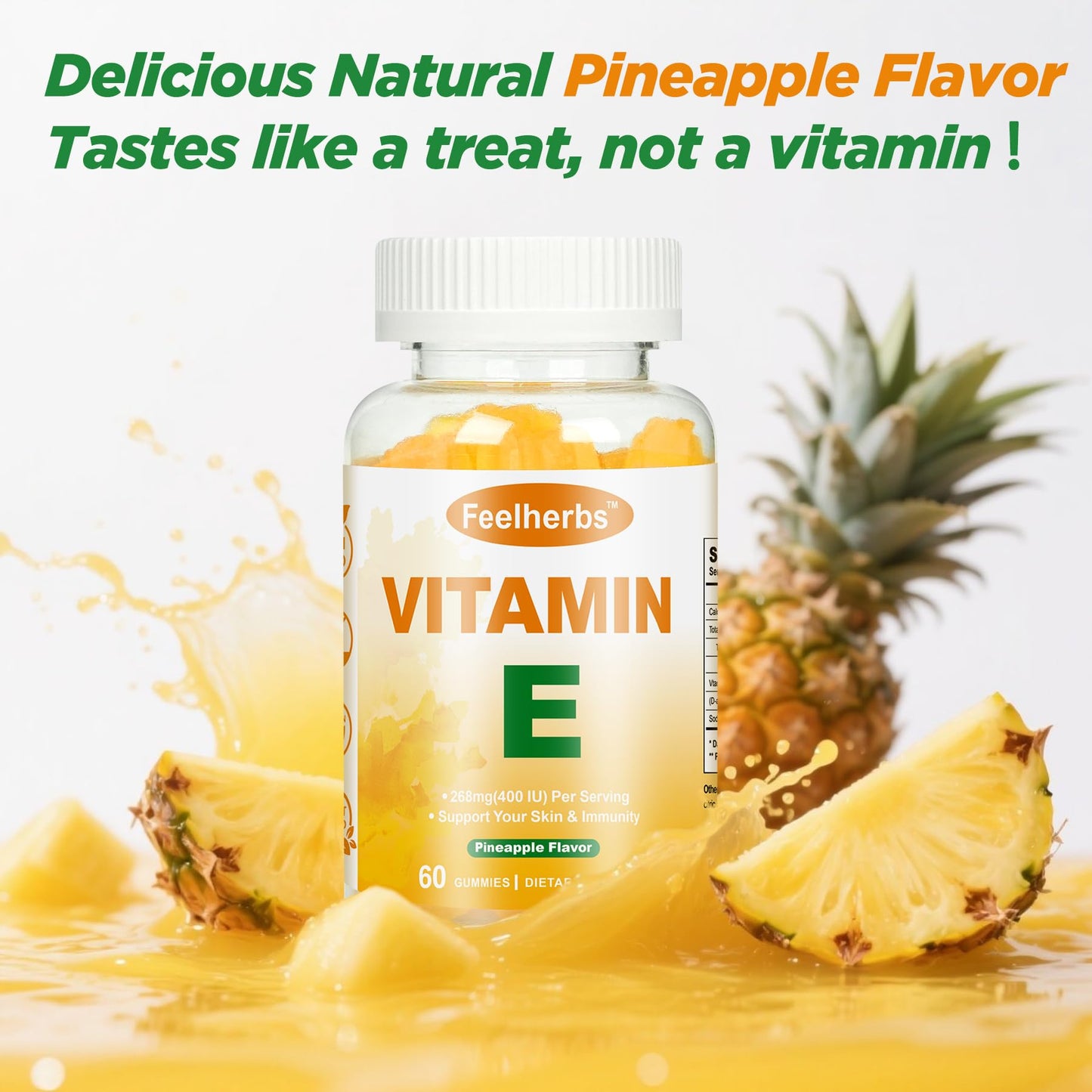 Feelherbs Vitamin E Gummies, 60 Gummies