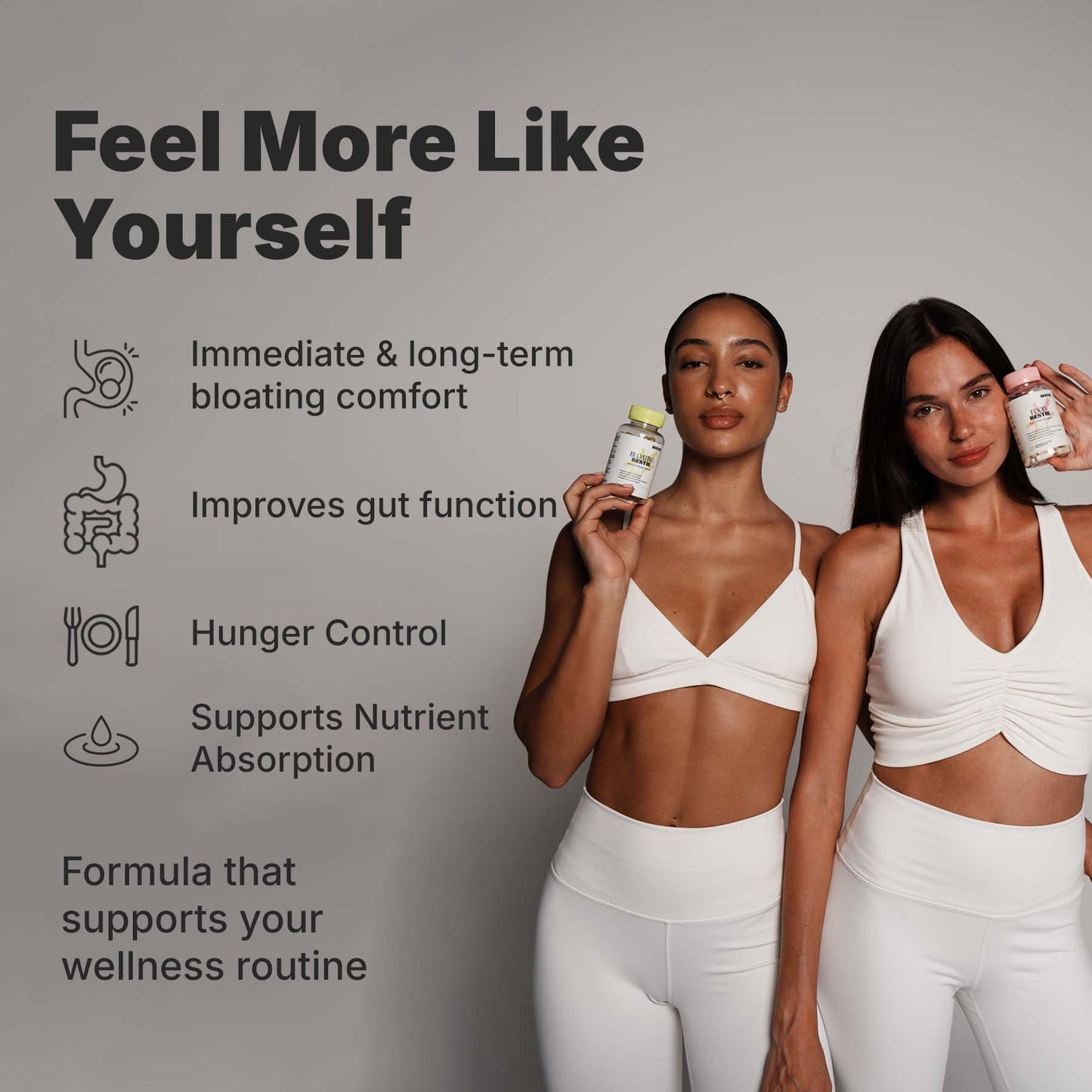 Biohacking Bestie Bloating + Food Bestie Bundle 150 Capsules