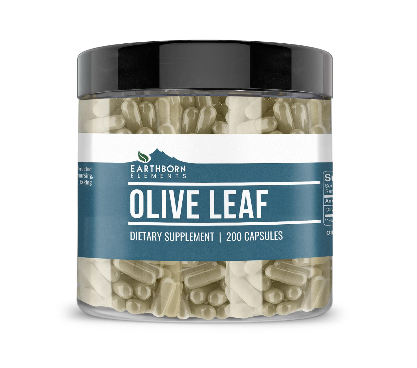 Earthborn Elements Olive Leaf Extract Capsules 200