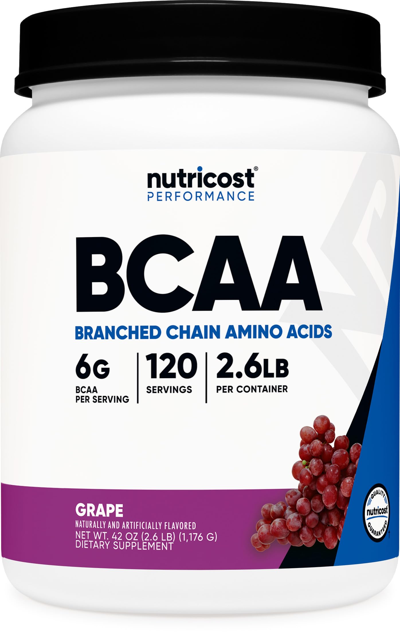 Nutricost BCAA Powder (Grape) 42 Ounce
