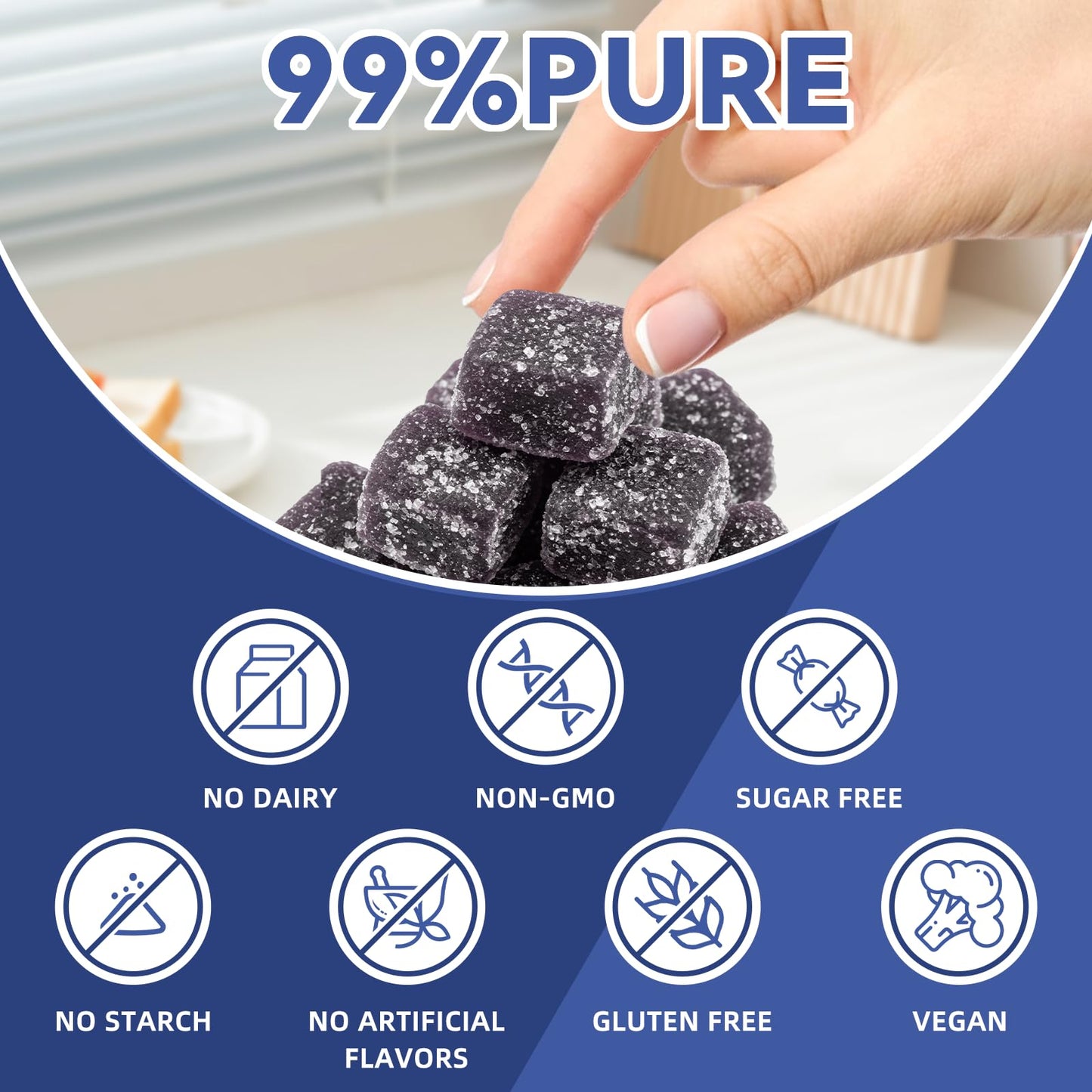 OLELON Methylene Blue Gummies, 29 Count