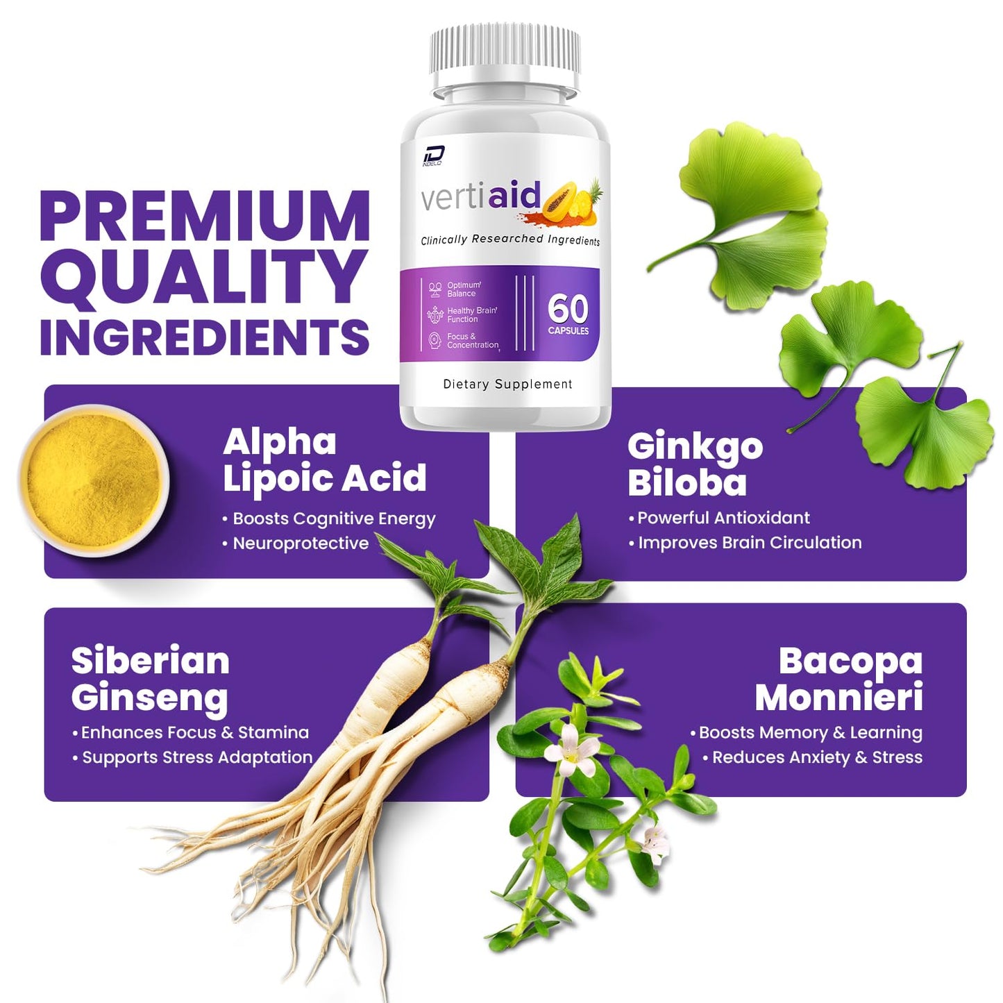 Indelo VertiAid Supplement Capsules 120 Capsules