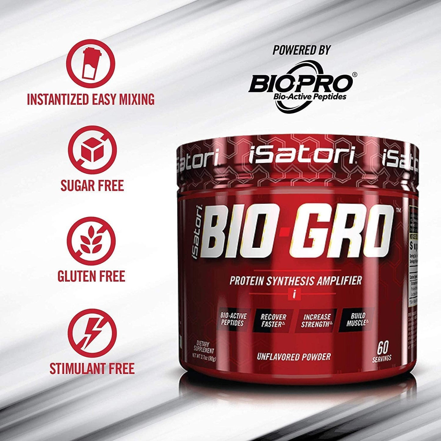iSatori Bio-Gro Protein Synthesis Amplifier & Amino-GRO BCAA Powder, 1