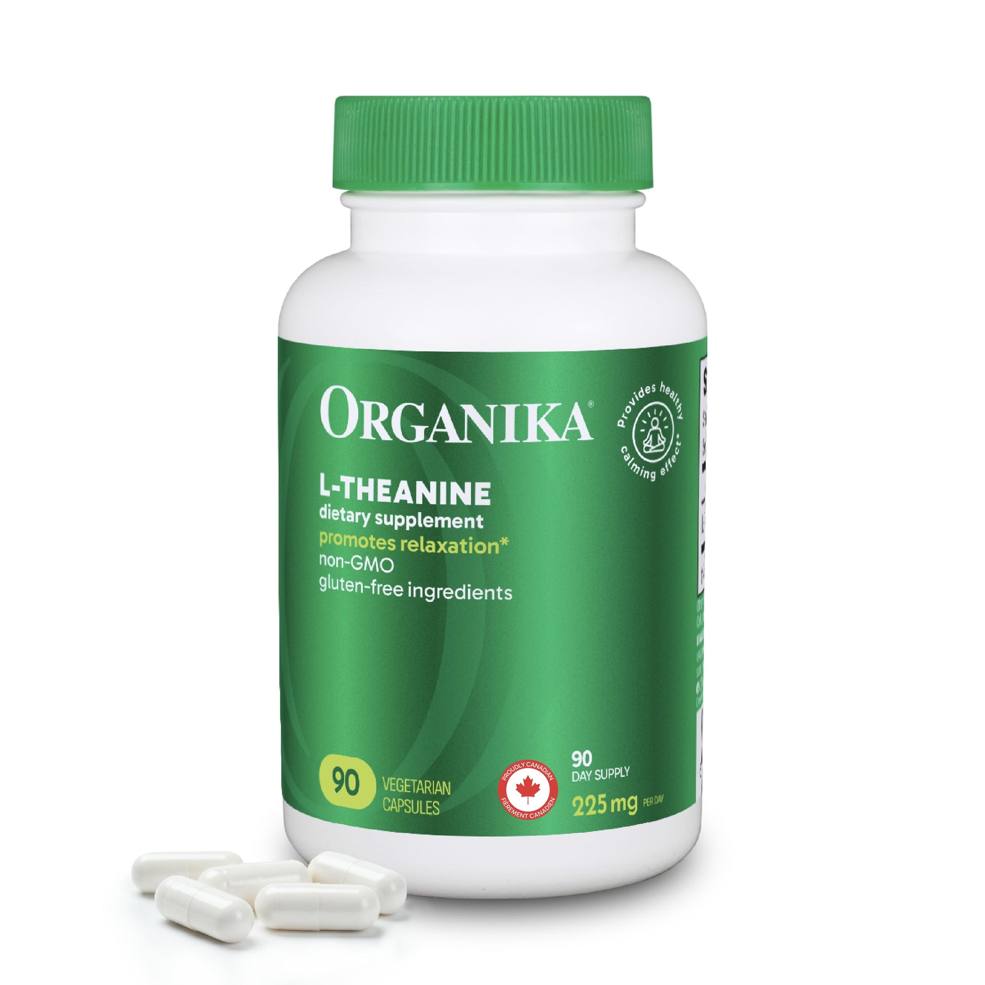 Organika L-Theanine Supplement Capsule 90 Capsules