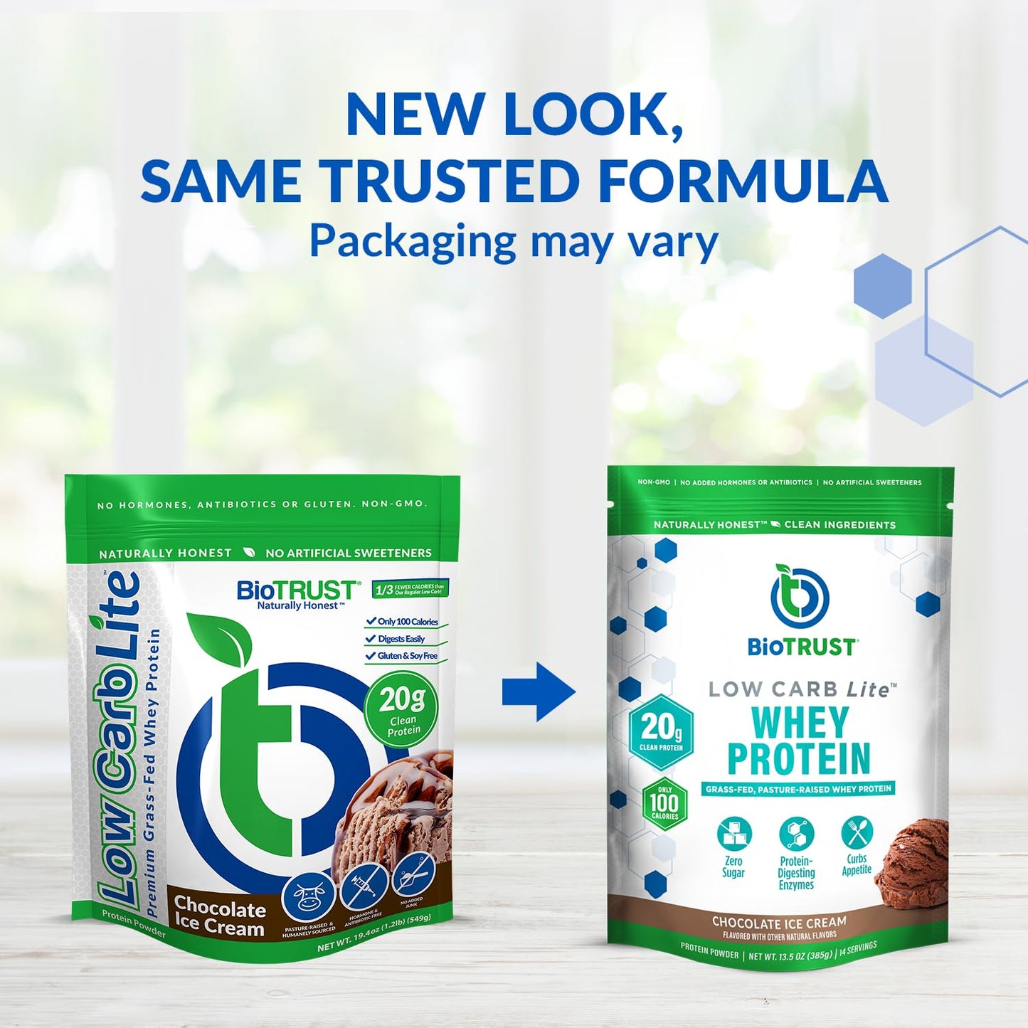 BioTrust Low Carb Lite Whey Protein Isolate Powder, Chocolate Ice Cream, 14 Servings