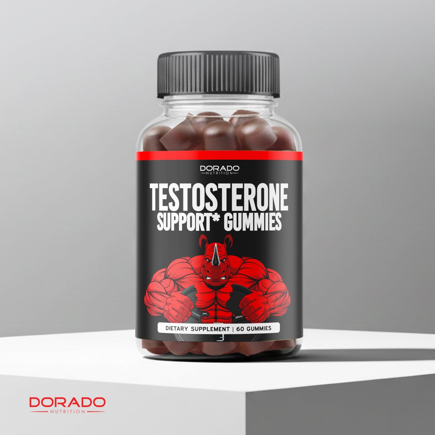 DORADO NUTRITION Testosterone Gummies for Men, 60 Count