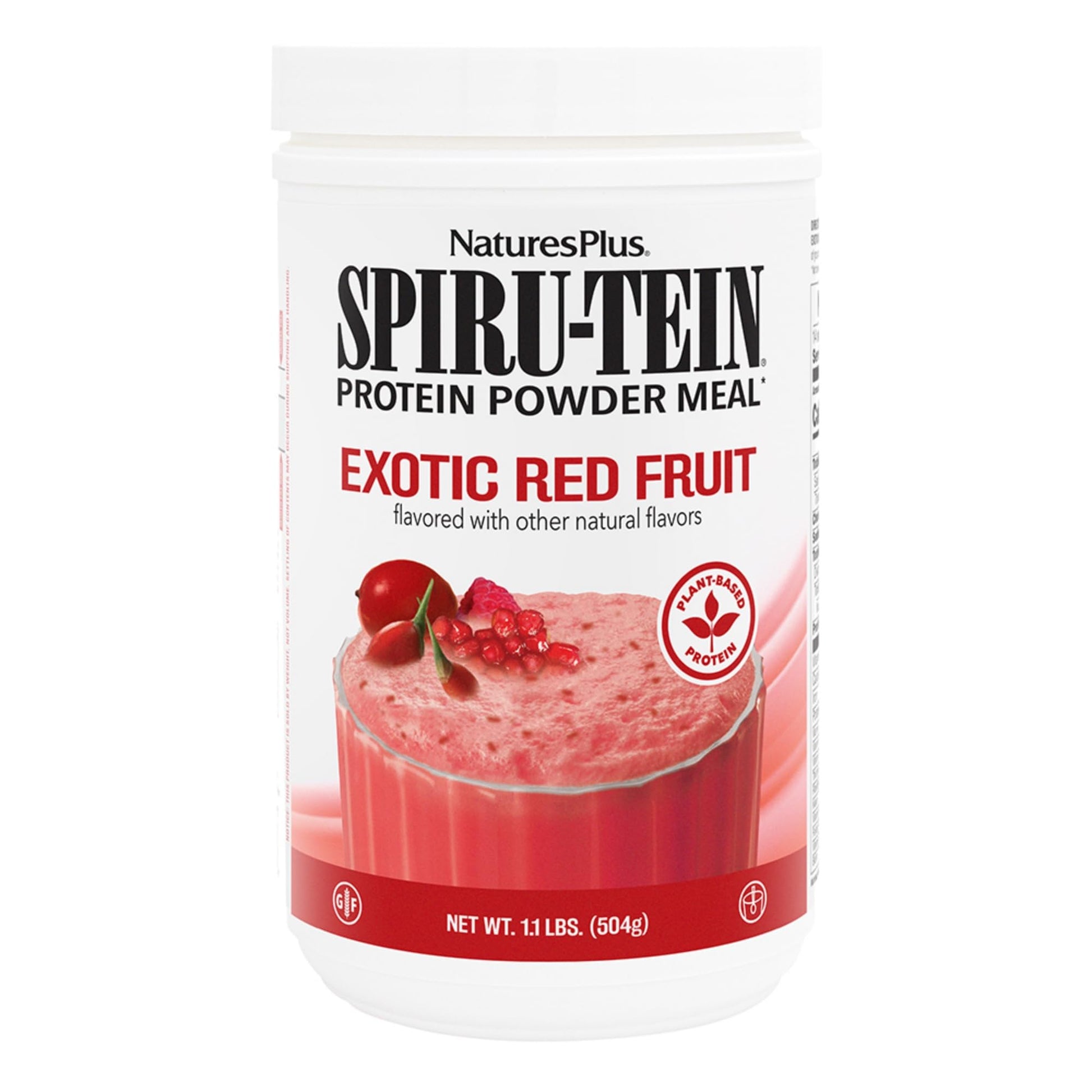 NaturesPlus SPIRU-TEIN Exotic Red Fruit Powder 17.77 Ounce