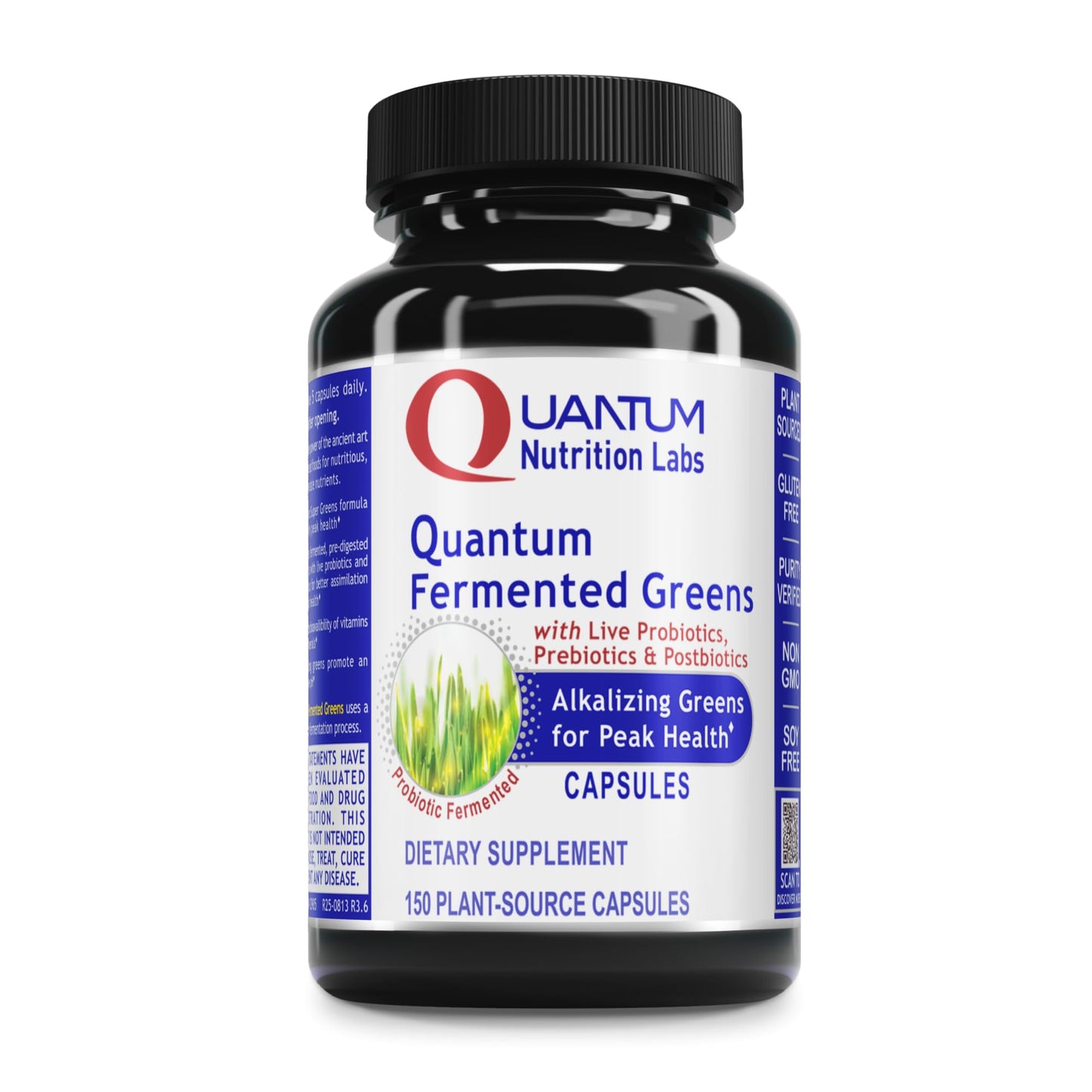 Quantum Nutrition Fermented Greens Capsules 150 Count