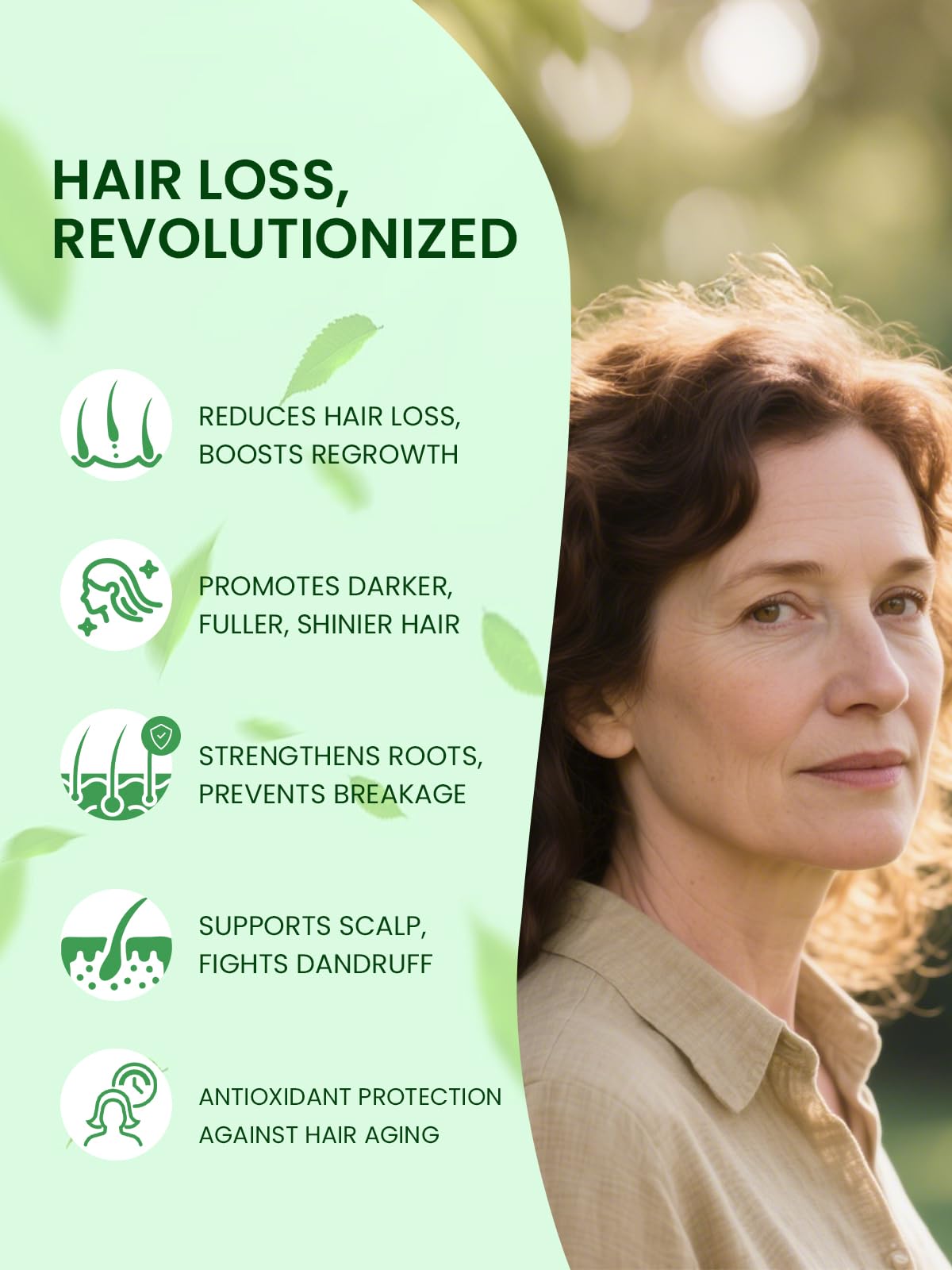 MANNACAN NATURALS Hair Growth Vitamins Capsules, 60 Capsules