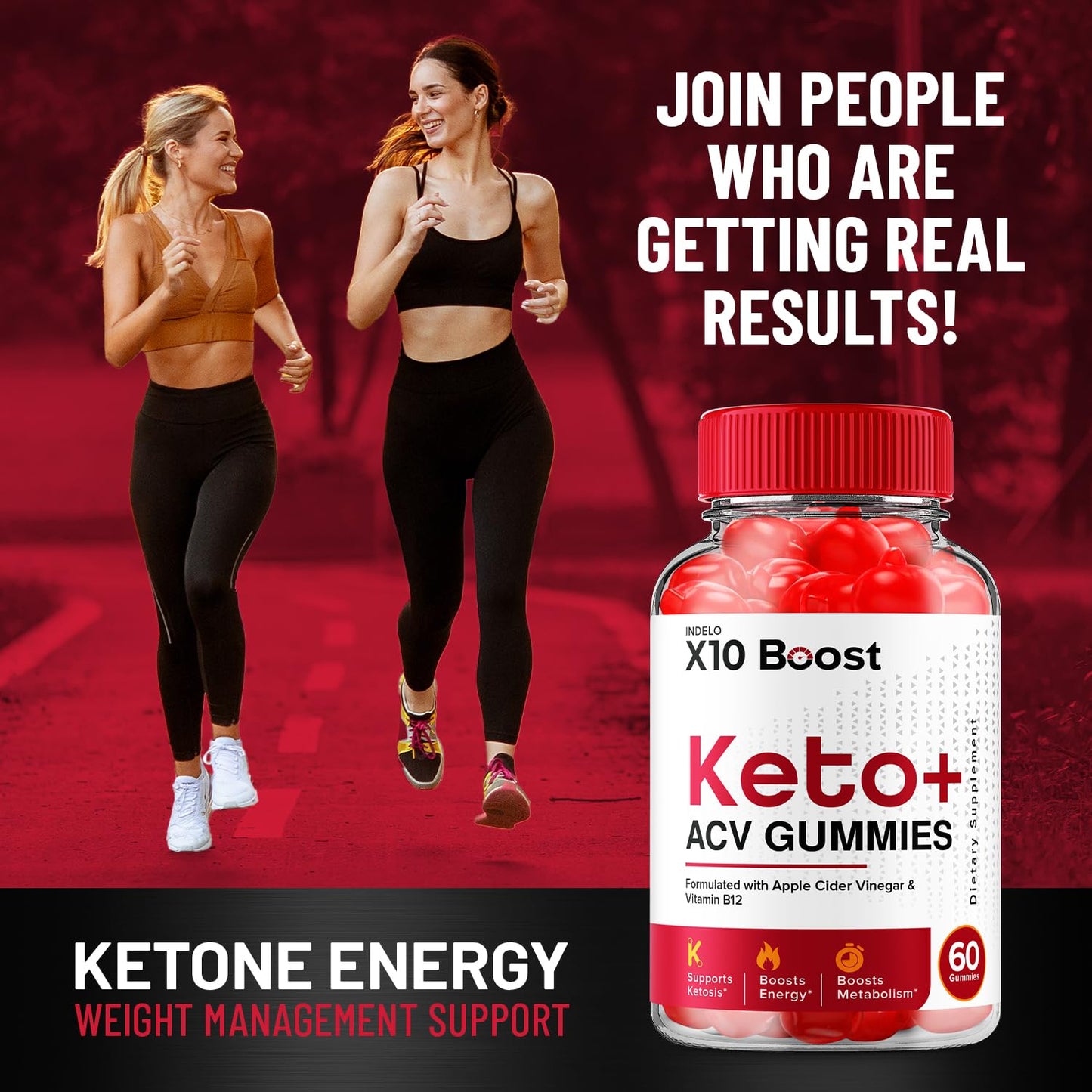 Indelo X10 Boost Keto ACV Gummies 180