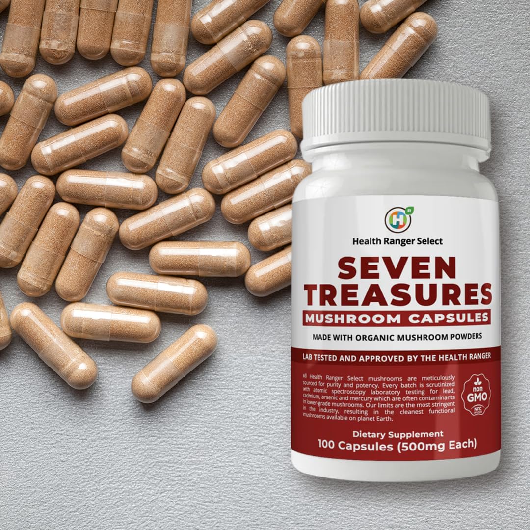 GROOVY BEE Seven Treasures Mushroom Capsules 100