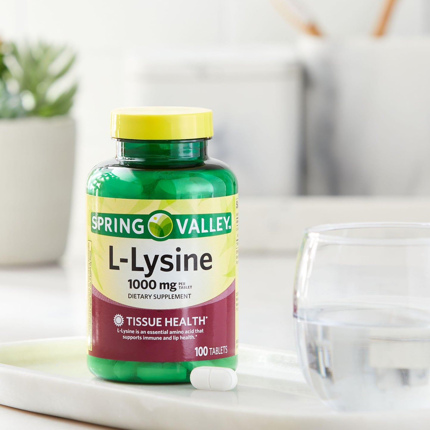 Generic L-Lysine 1000mg Tablets, 100 Count