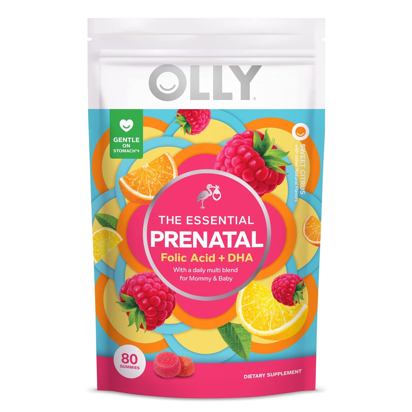 OLLY Prenatal Multivitamin Gummy, 80 Count