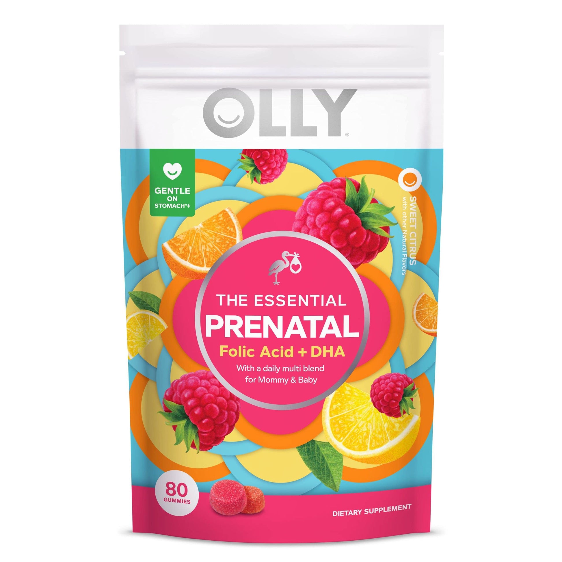 OLLY Prenatal Multivitamin Gummy, 80 Count