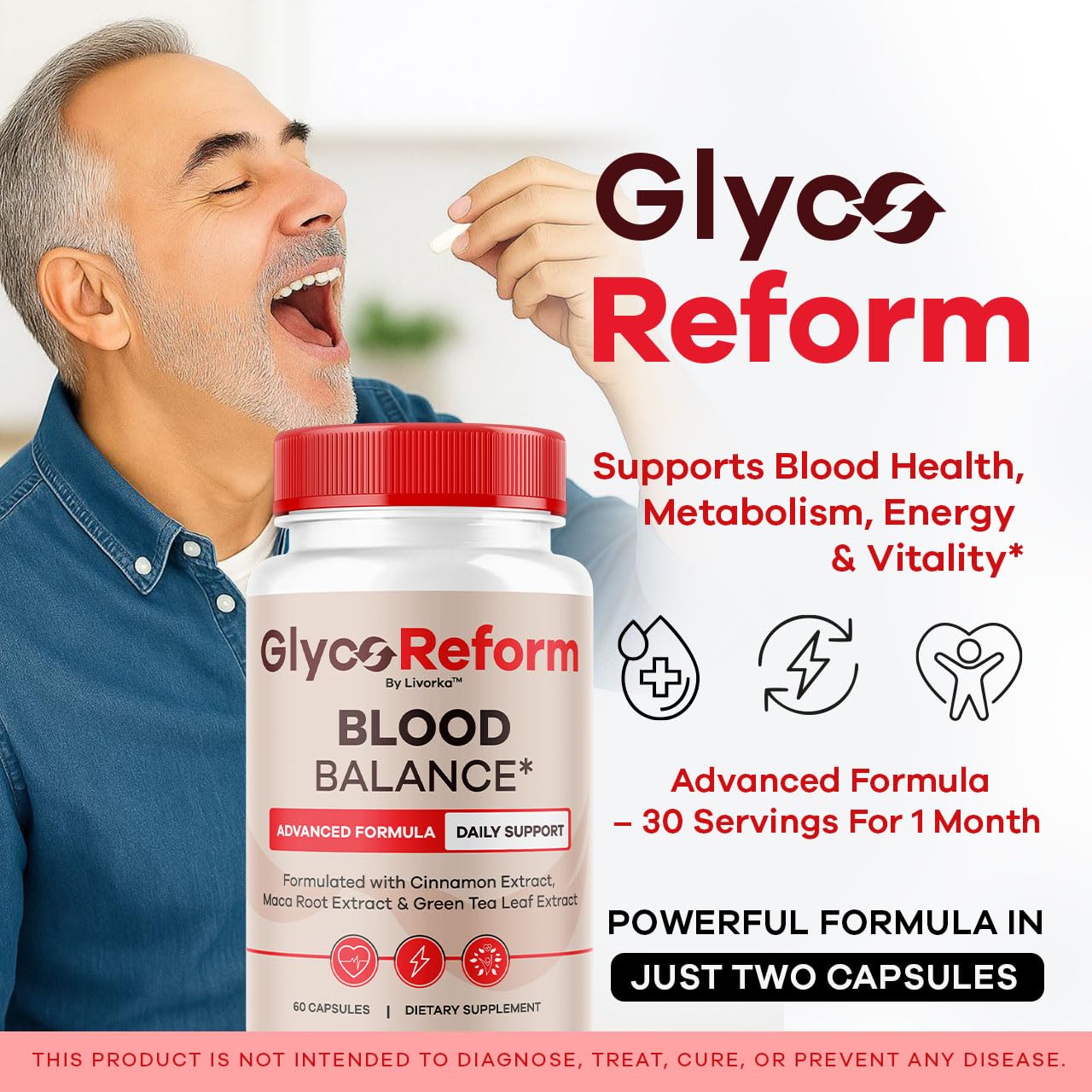 LIVORKA Glyco Reform Capsules 60 Count