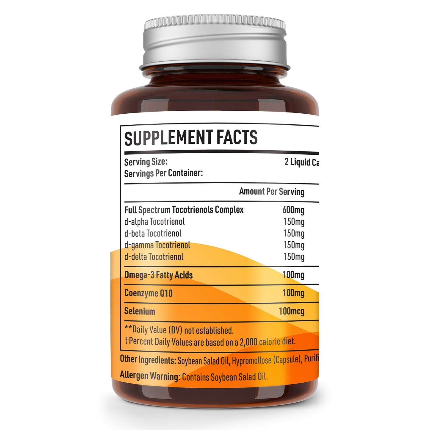 Kroppssund Tocotrienols 800mg Softgel 60 Count