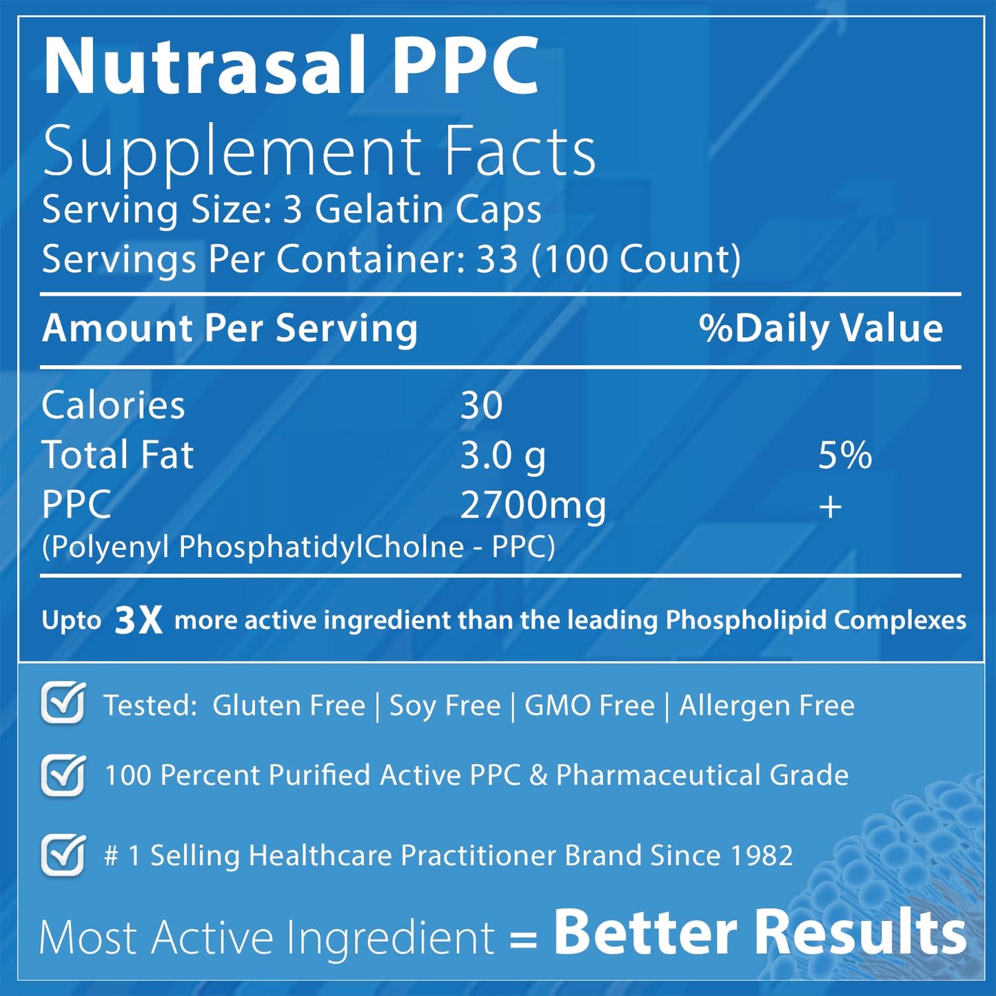 Nutrasal PhosChol 900mg Capsules, 100 Count