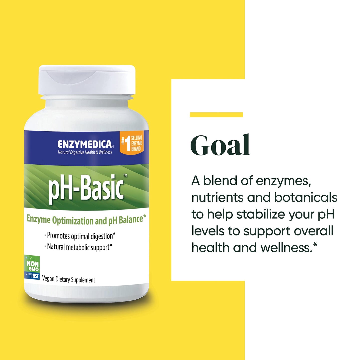 Enzymedica pH-Basic Capsule, 90 Count