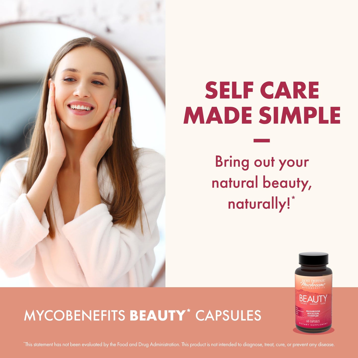 Host Defense MycoBenefits Beauty Capsules, 60 Capsules