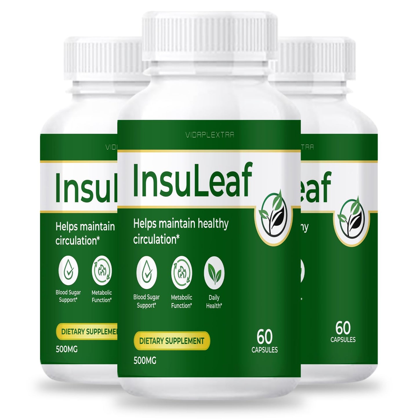 VIDAPLEXTRA Insu Leaf Daily Balance Capsules 180 Capsules