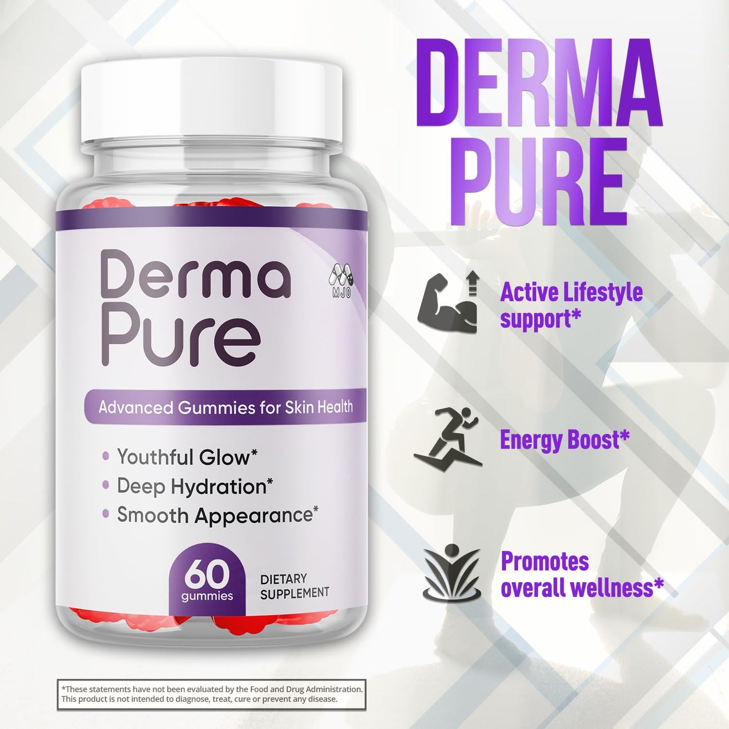 MJO Derma Pure 300 Gummies