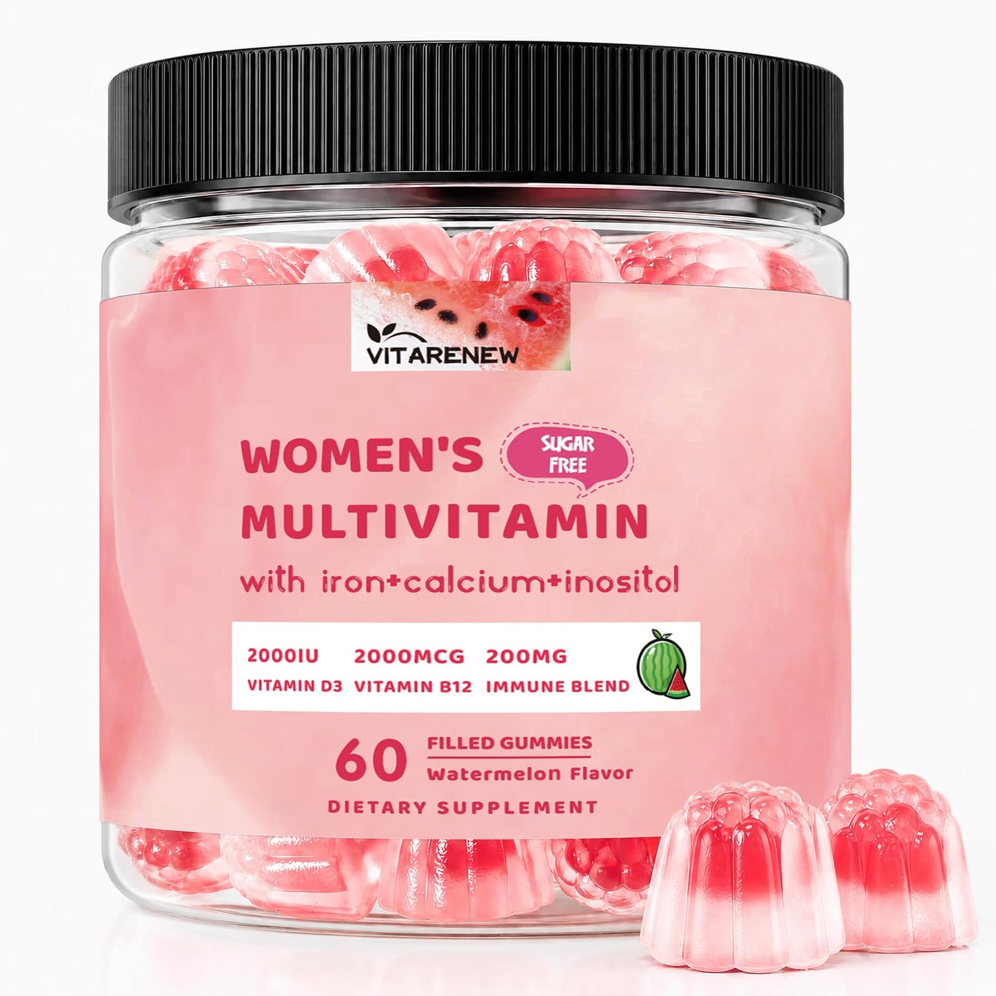 VITARENEW Women's Methylated Multivitamin Gummies 60 Count