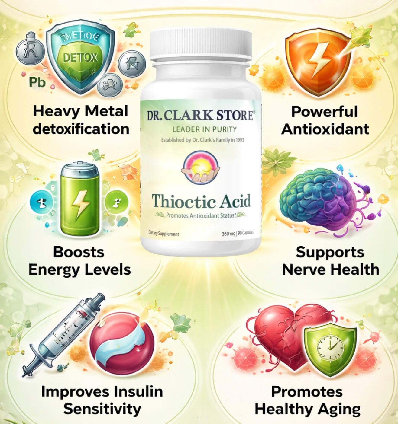 Dr Clark Store Alpha Lipoic Acid Capsule 90 Capsules