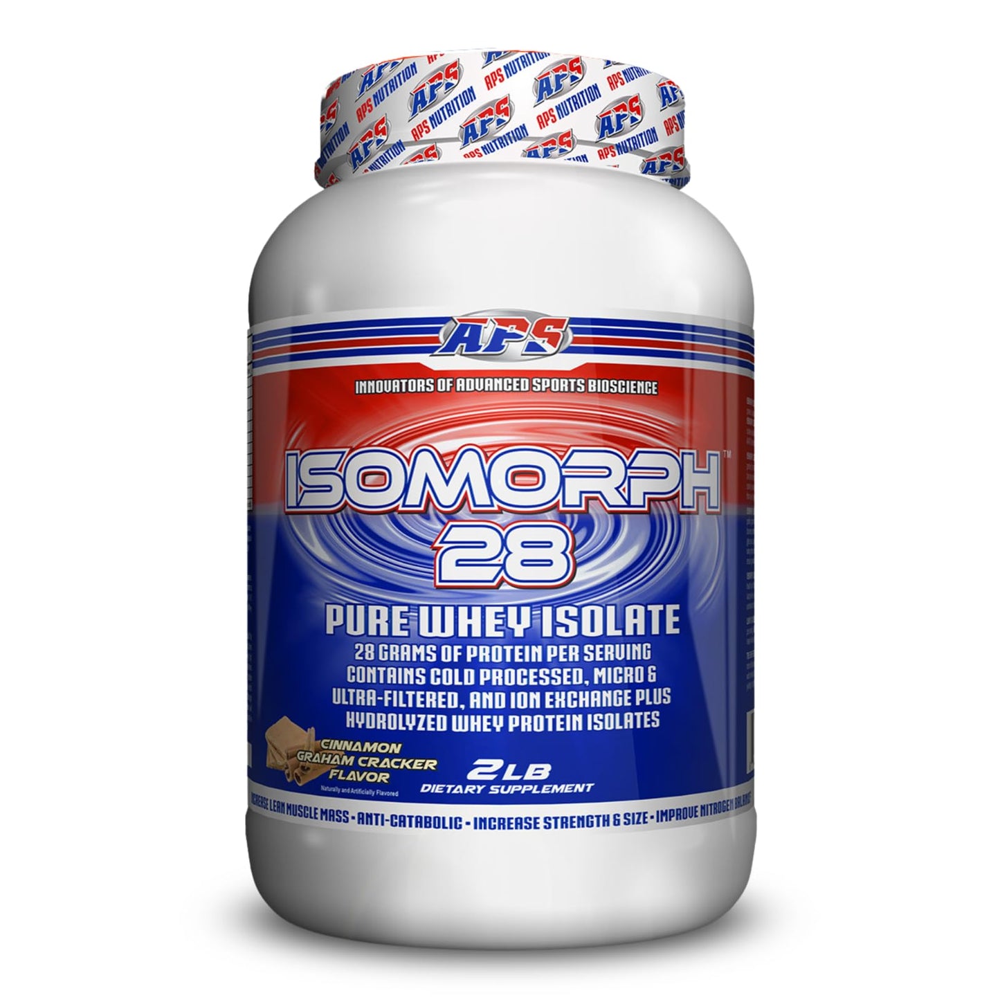 APS Nutrition Isomorph Protein Powder Whey Isolate Ultra-Filtered Cinnamon Graham Cracker, 2 Pound, 32