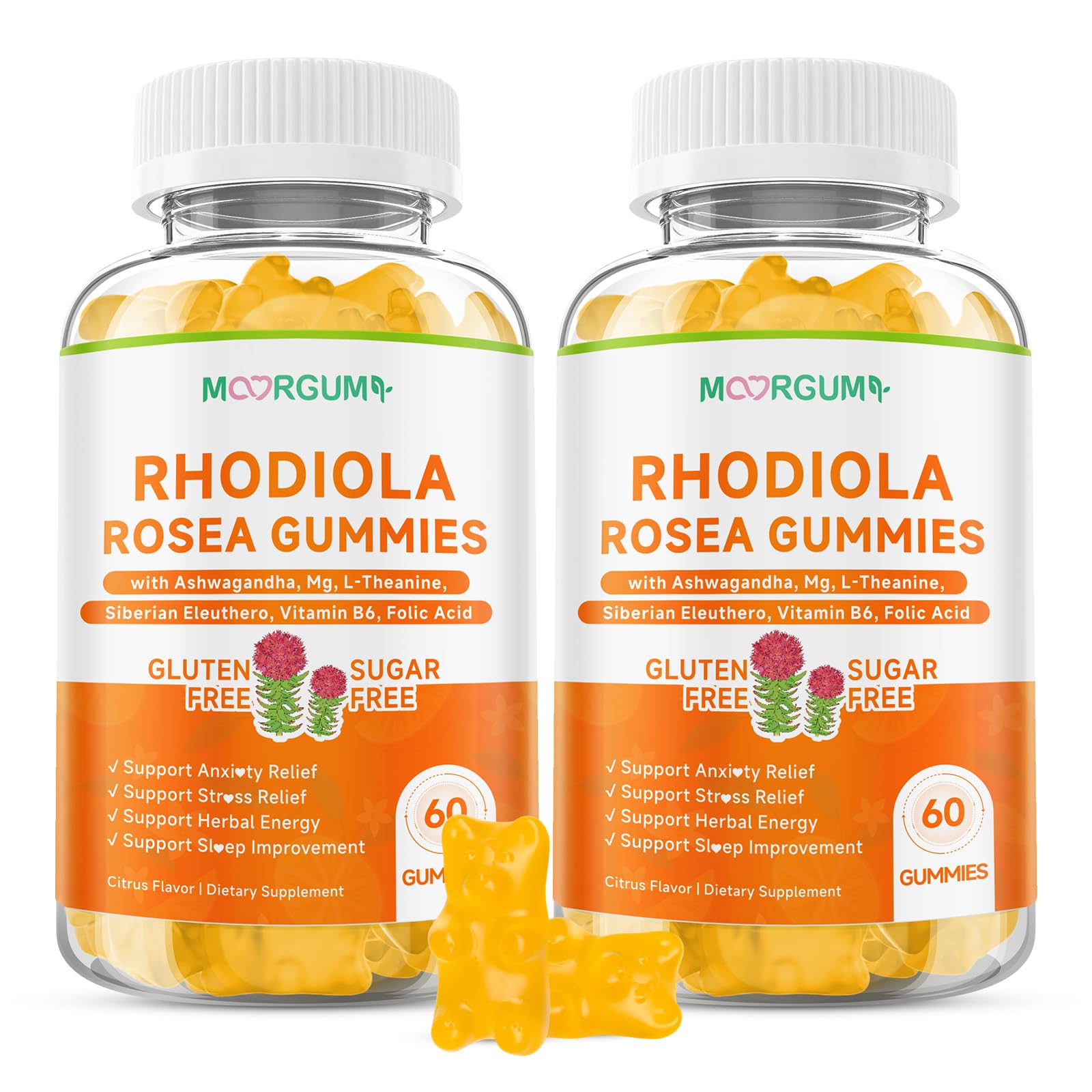 MOORGUMY Rhodiola Rosea Gummies 120 Gummies