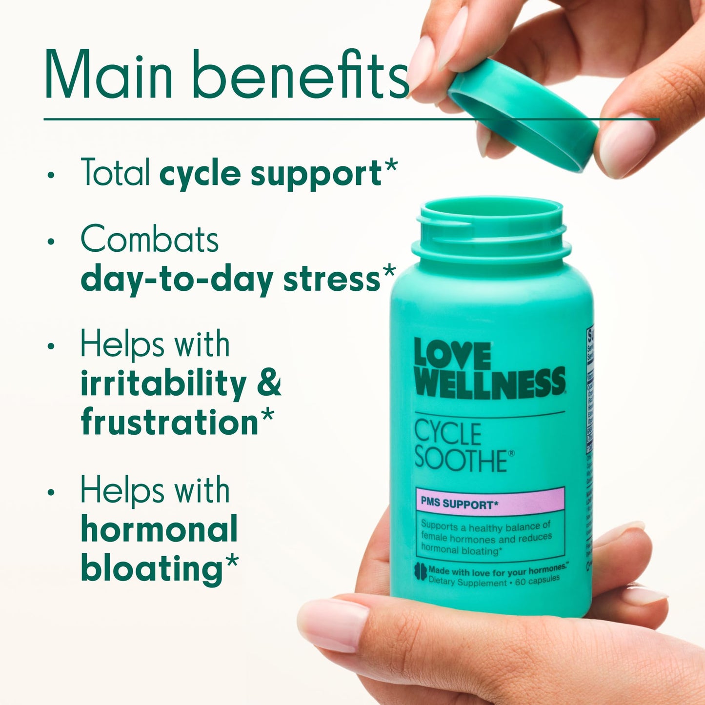 Love Wellness Cycle Soothe 60 Capsules