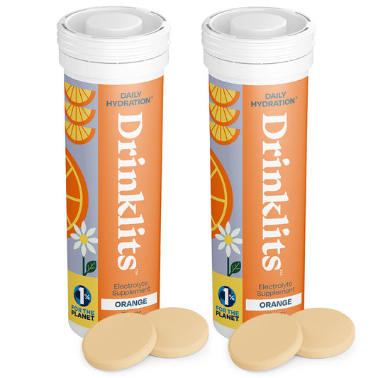 Drinklits Orange Daily Hydration Tablets, 20 Tablets