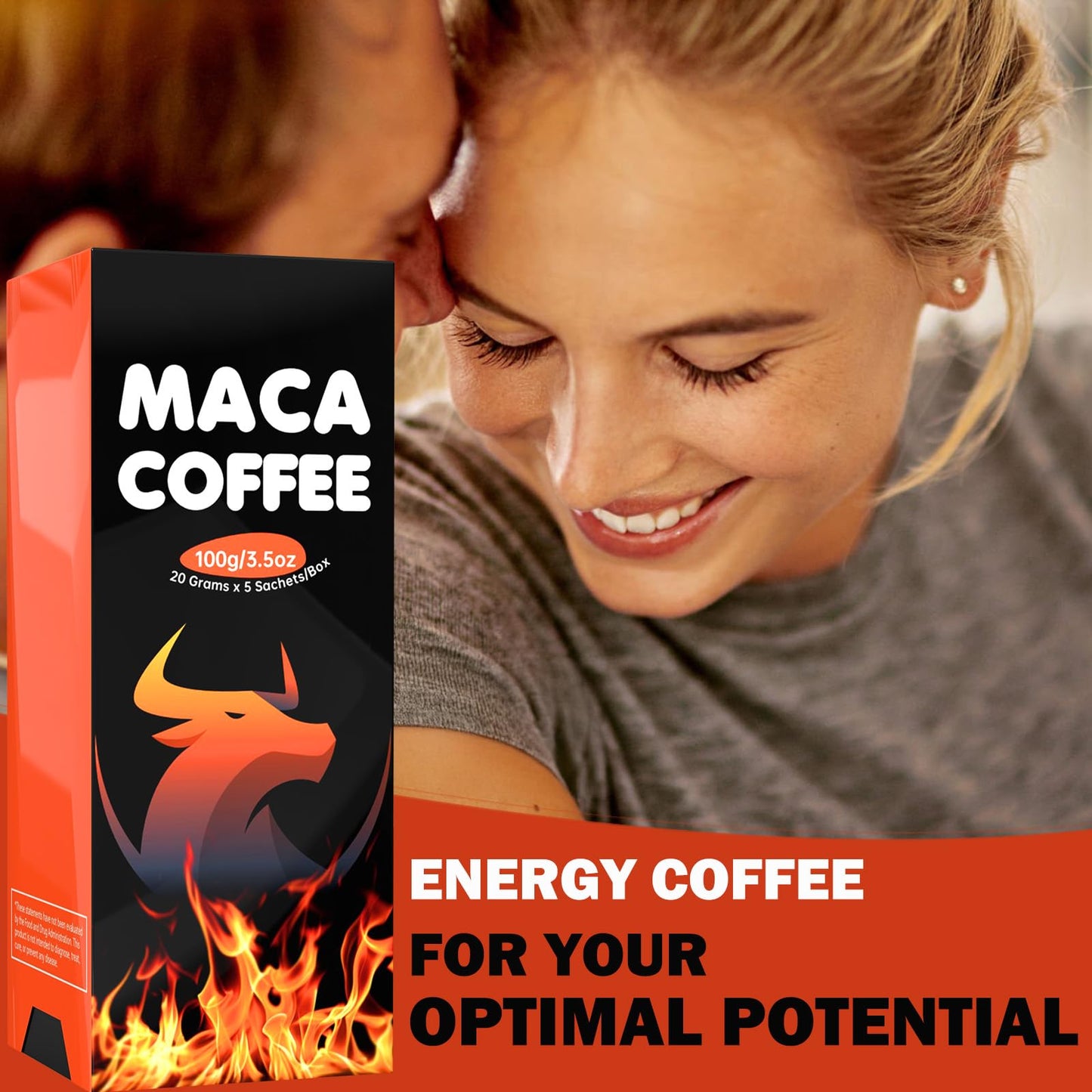 Dr. HR Maca Coffee Instant Cold Brew with Arabica Bean Powder, Ginseng, Cordyceps & Ashwagandha, Energy Boost, Additive-Free Powder 3.5 Ounce