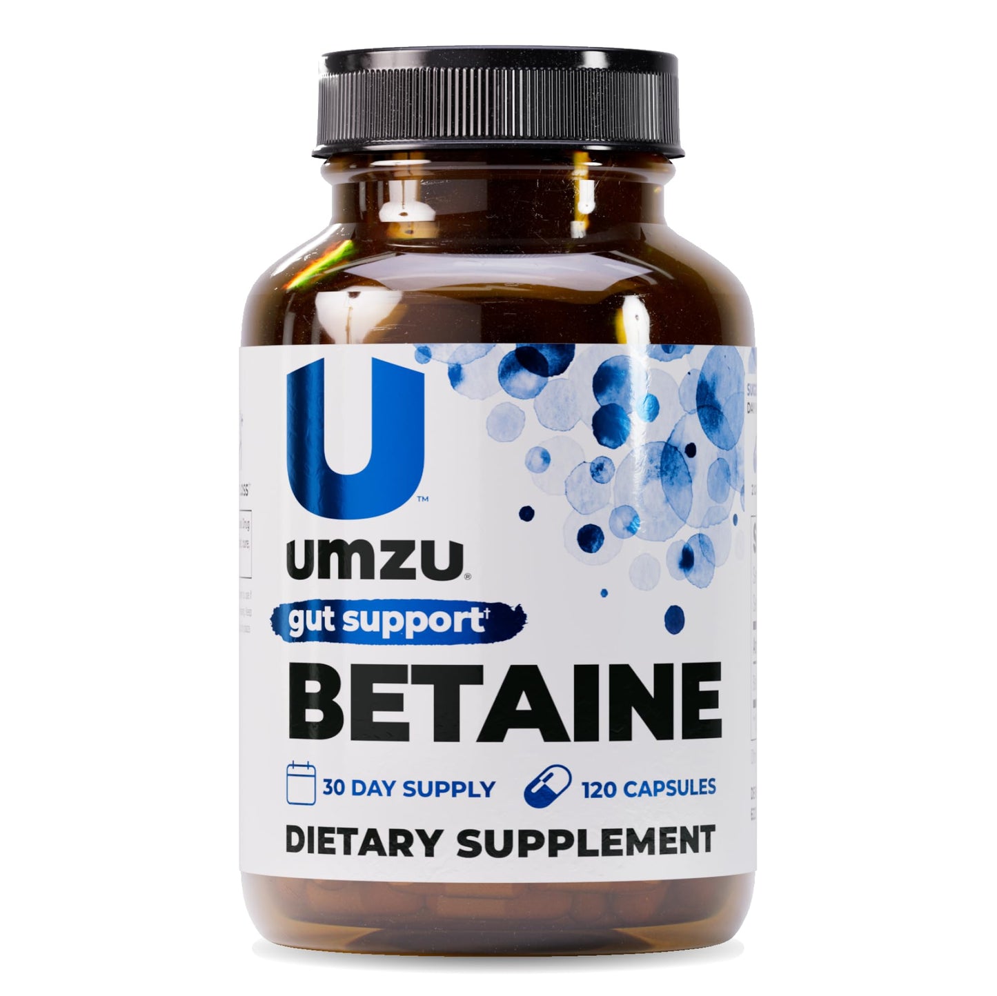 UMZU Betaine HCl Supplement Capsules, 120 Count