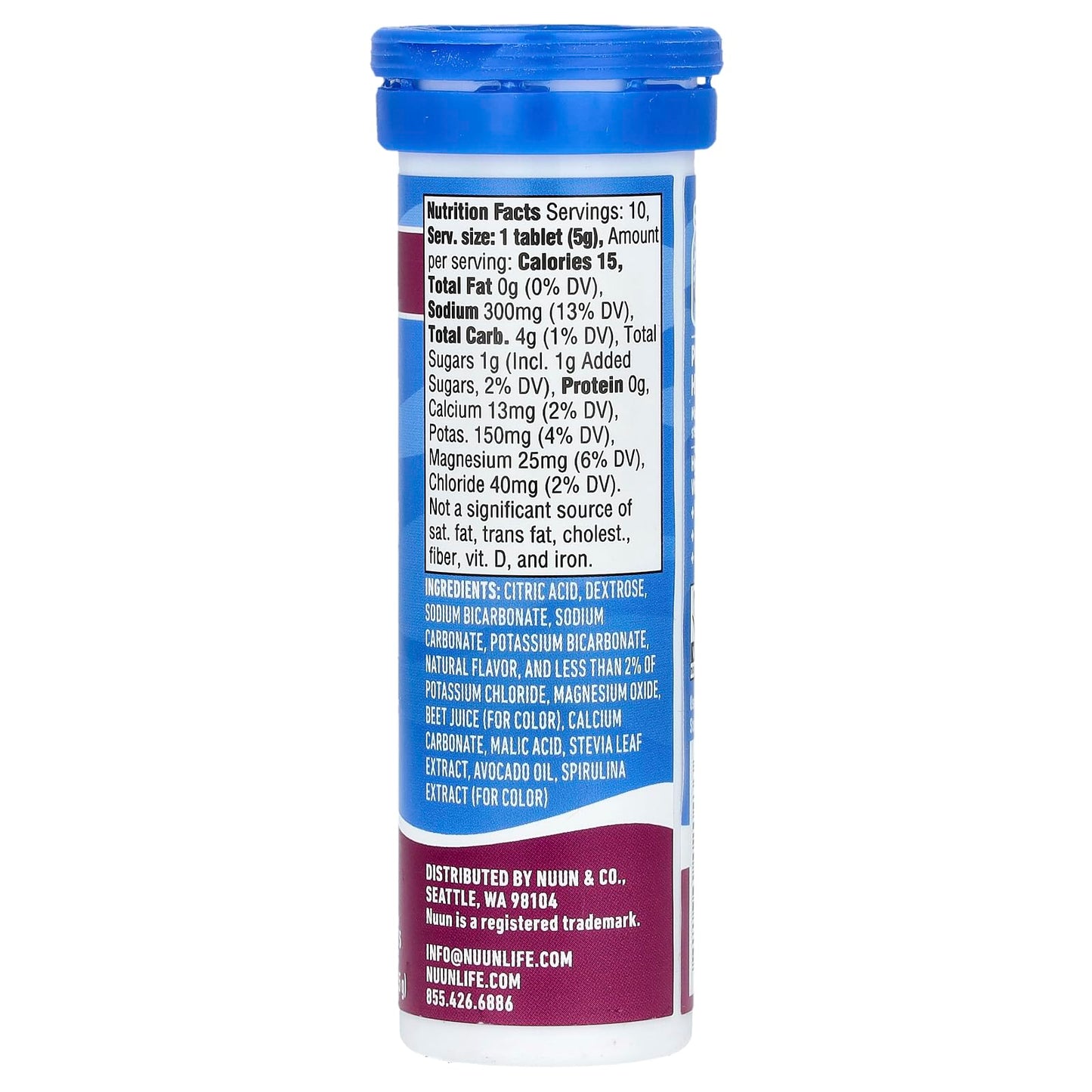 Nuun Active Tri Berry Tablets, 10 Count