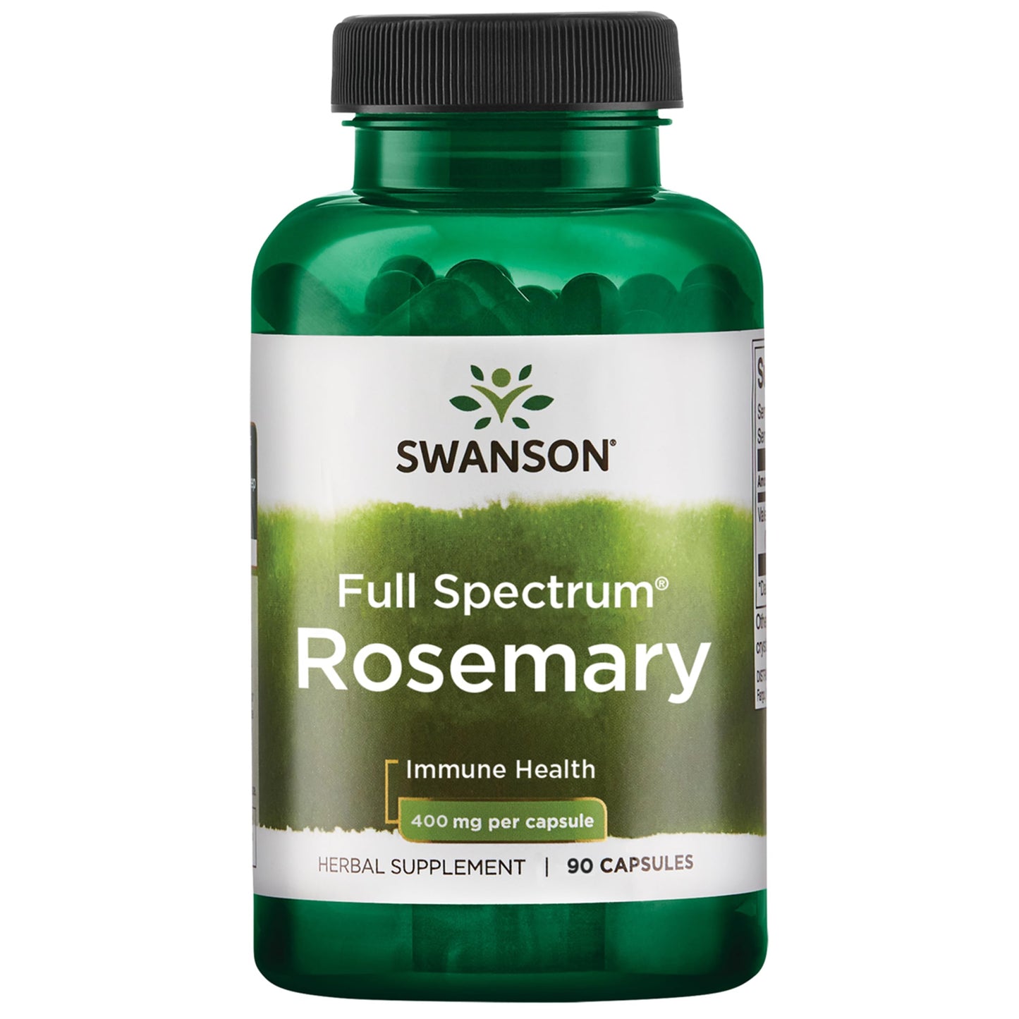 Swanson Full Spectrum Rosemary Capsules 90 Count