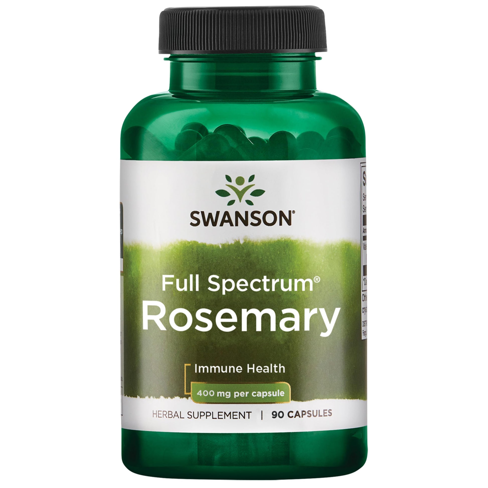 Swanson Full Spectrum Rosemary Capsules 90 Count