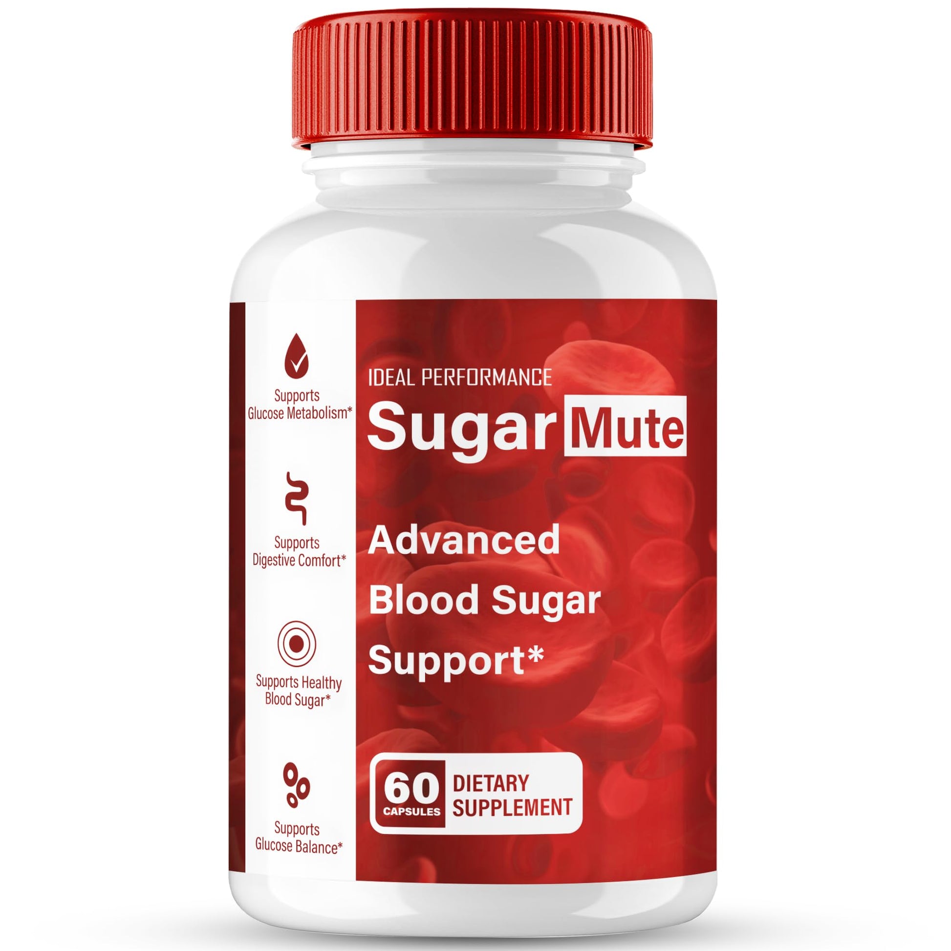 Ideal Performance SugarMute Blood Sugar Support Capsules, 60 Count