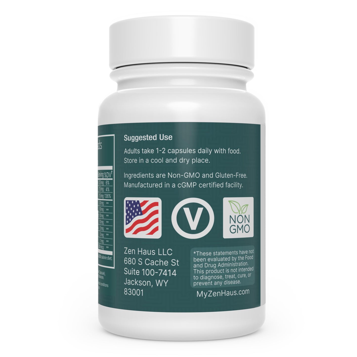 Zen Haus Respiratory and Immune Supplement Capsules, 60 Count