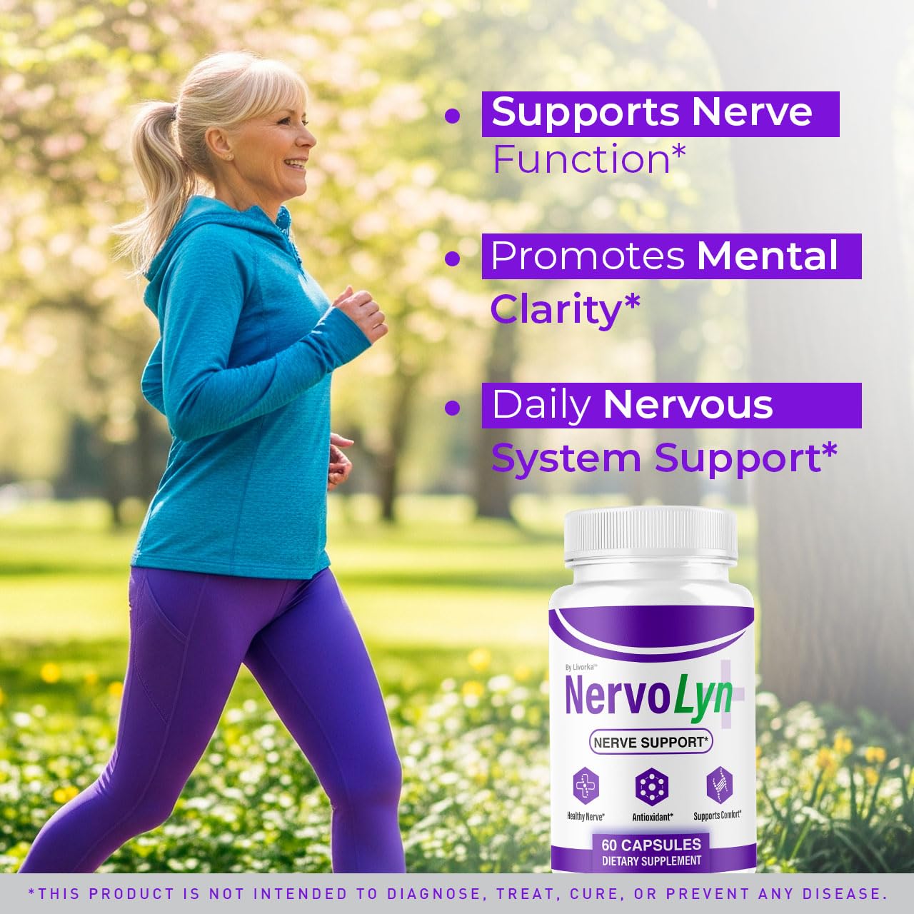 LIVORKA NervoLyn Capsules, 180 Count