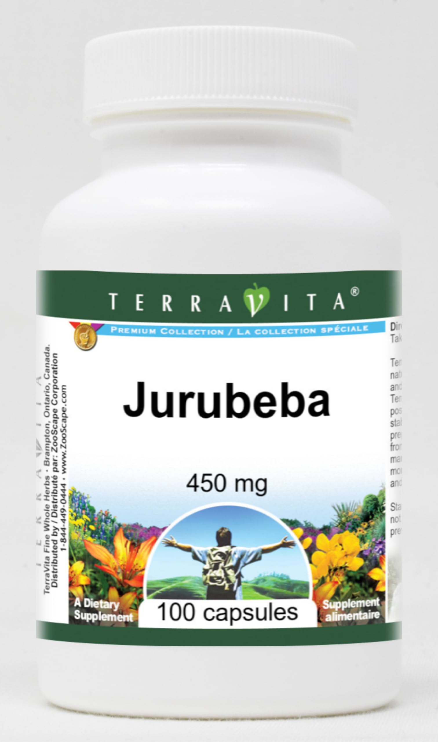 Terravita Jurubeba 450 mg Capsules, 300 Count
