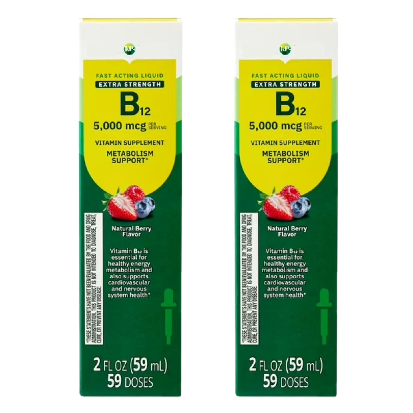 KP+ Vitamin B12 5000 mcg Fast Acting Tablet, 4 Tablets