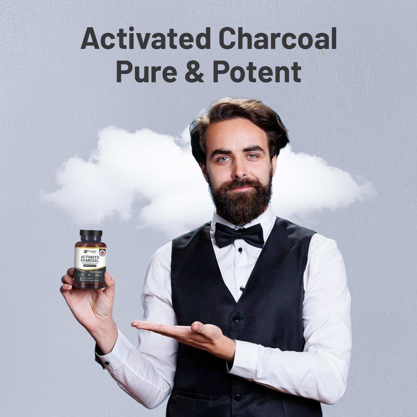 PH PROWISE Healthcare Activated Charcoal Capsules 200 Capsules
