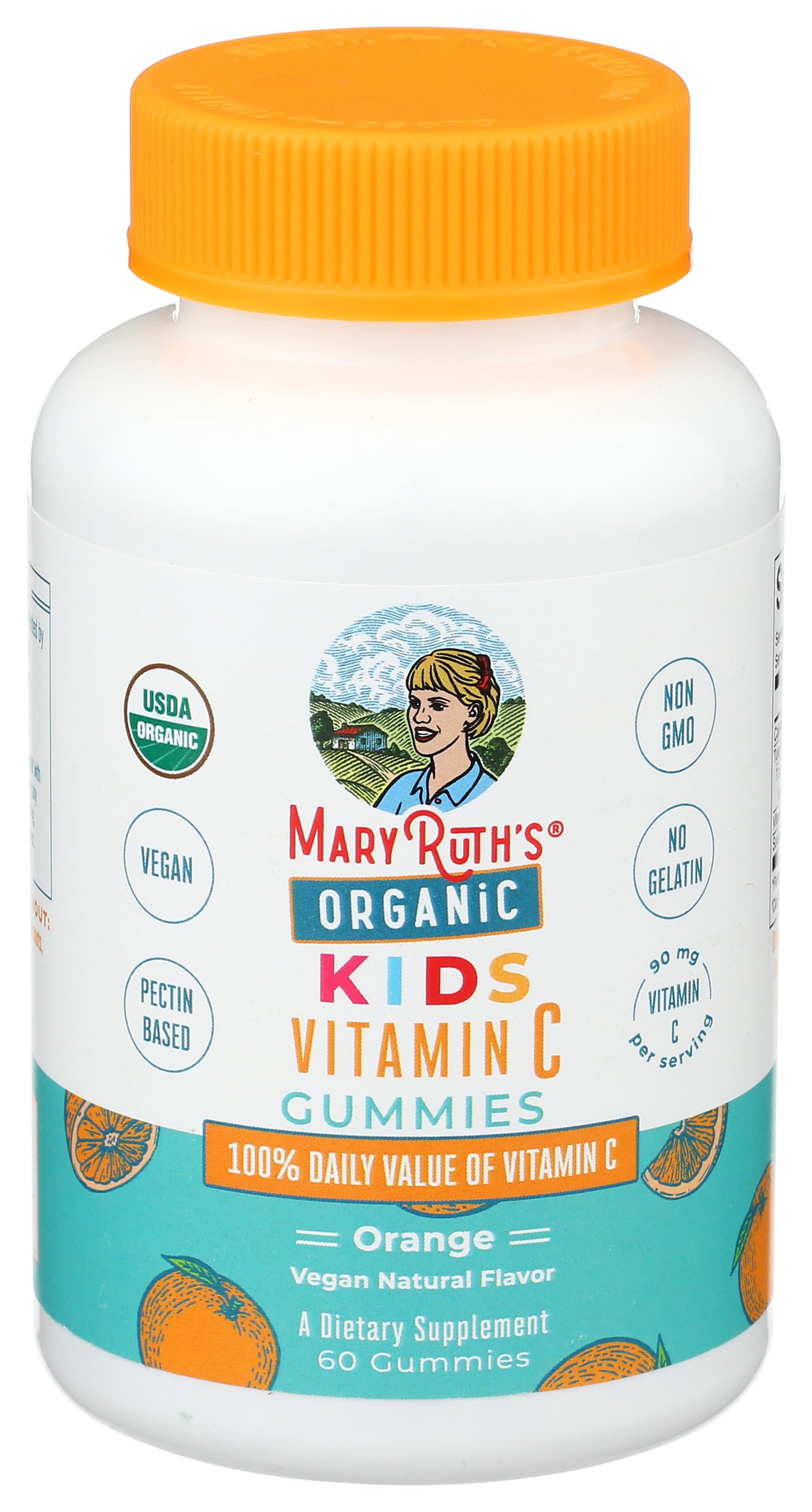 MARYRUTH'S Kids Vitamin C Gummies, 60 Gummies
