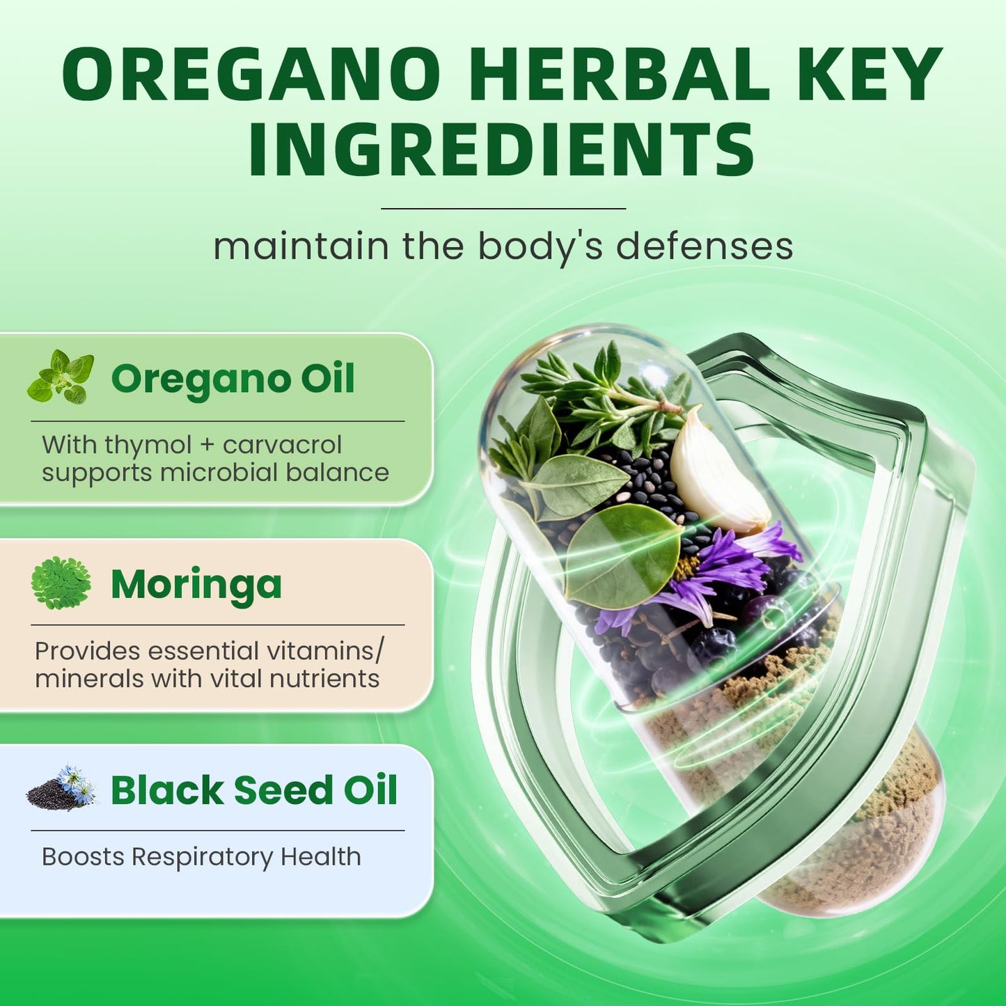B BEWORTHS Oil of Oregano with Black Seed Oil Capsules, 150 Capsules