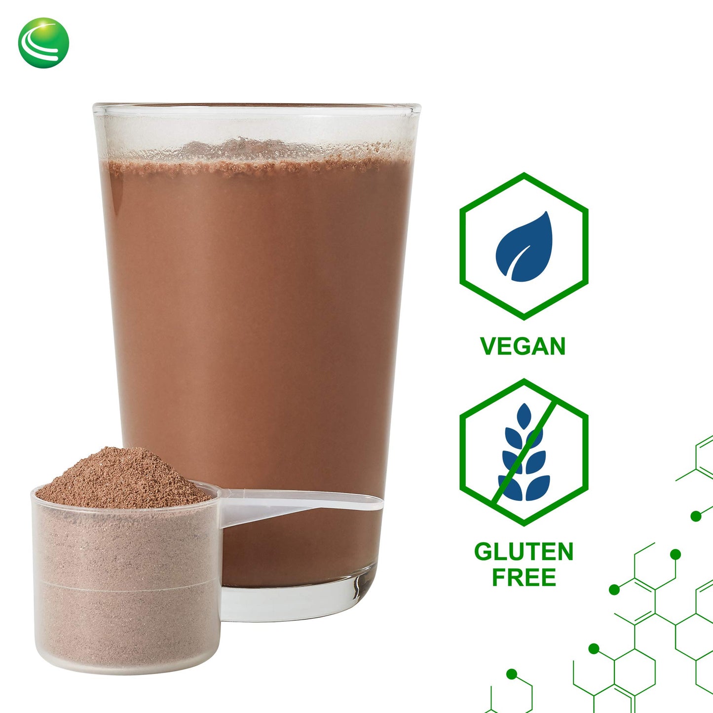 Nutra BioGenesis UltraLean Vegan Chocolate Protein Powder, 1.4 lb