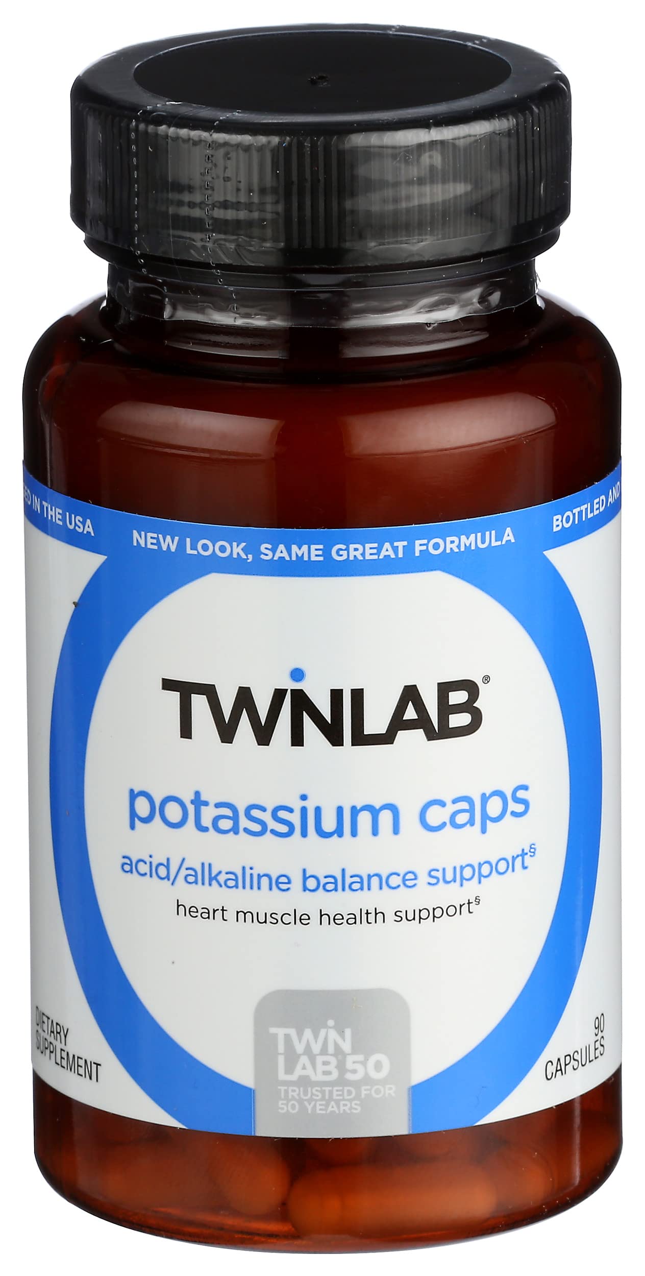 Twinlab Potassium 99mg Capsule, 90 Count
