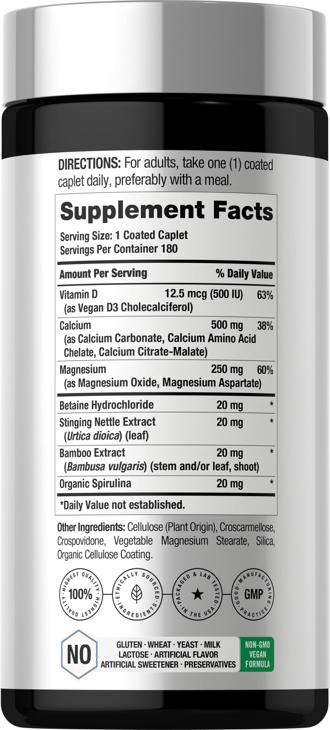 Horbäach Calcium Magnesium D3 180 Tablets