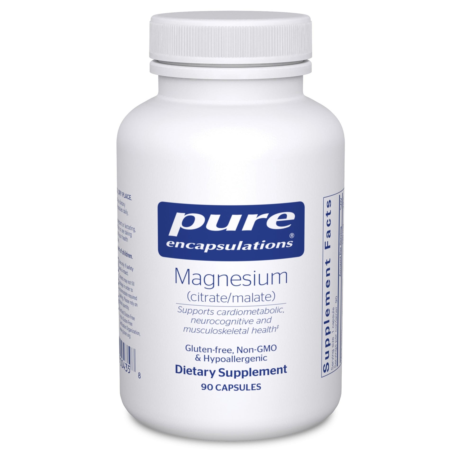 Pure Encapsulations Magnesium (Citrate/Malate) 90 Capsules